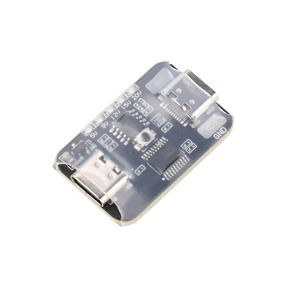 Pd2.0 Pd3.0 Trigger Module Ch224k Ch552t 5V 9V 12V 15V 20V 5A Max Output Type-C Input Output Led Indicator 4713733244851
