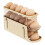 3 Tier Foldable Egg Holders,Rolling Egg Holder for Refrigerator,Automatic Rolling Egg Storage Tray,Egg Tray Cream Color 1