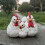 Delightful Farm Styles Chicken Planter Container Crafted From-1 5