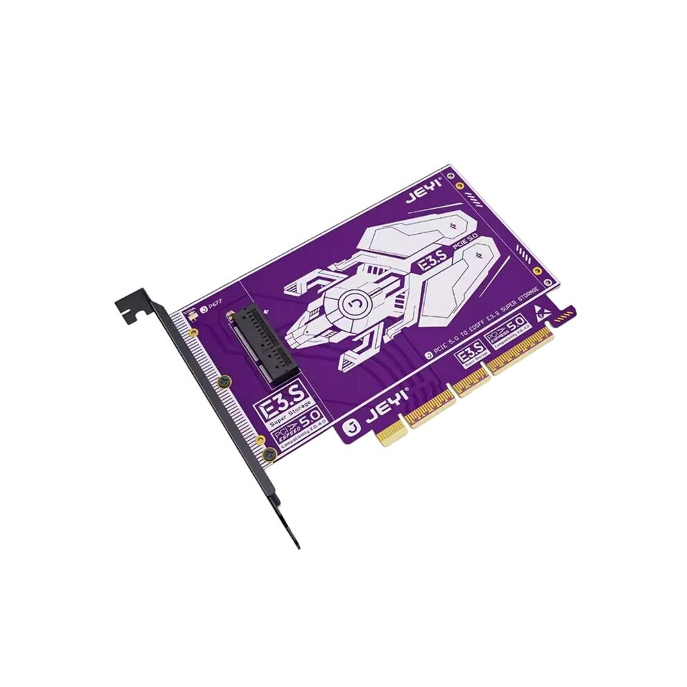 Jeyi Pcie5.0 To Edsff E3.s Adapter Card 128Gbps Nvme Ssd Expansion Card Supports X4/X8/X16 Slots For Desktop 6032785953237