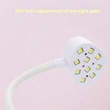 Lampe à Ongles Flexible Rechargeable pour Séchage Rapide des Ongles en Gel