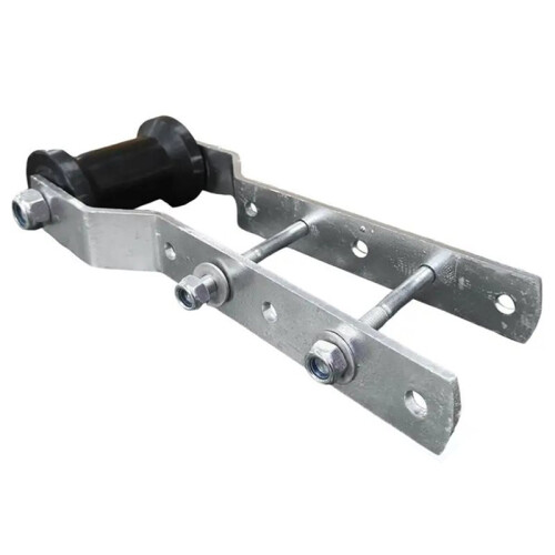 5-Inch Adjustable Keel Roller with Steel Panel Bracket for Trailers