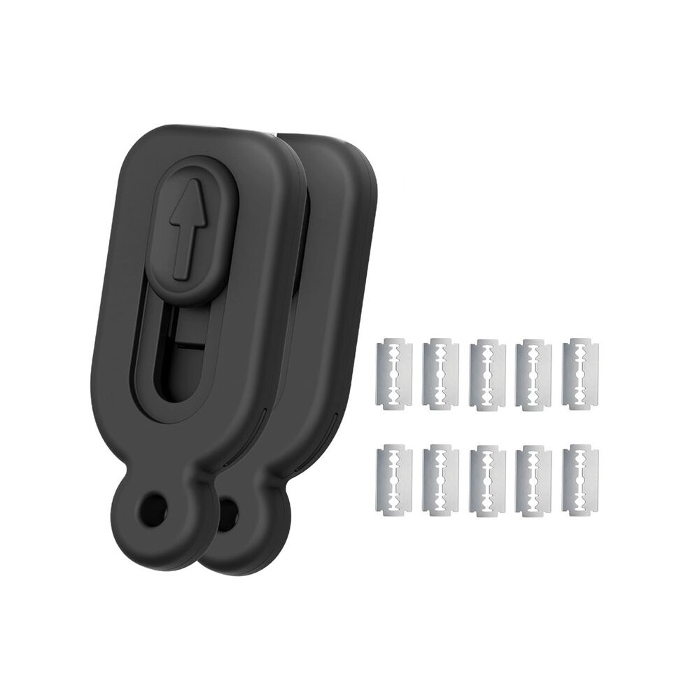 Bread Lame Dough Scoring Tool,2Pcs Sourdough Bread Scorer Bread Making Cutter Blade With 10Pcs Blades Black 6033286427203