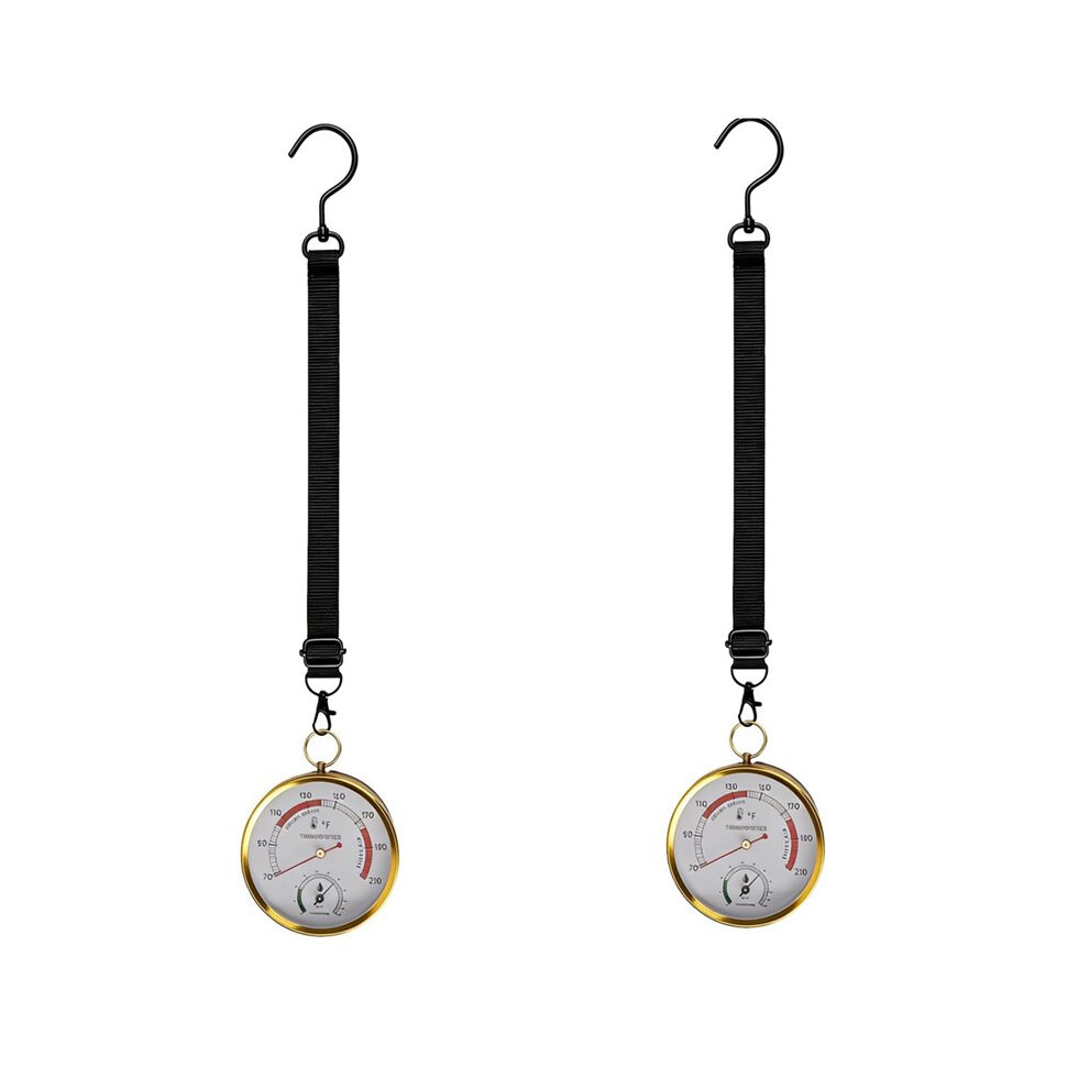 Sauna Thermometer And Hygrometer Combo With Dual Mount - Precise Climate Control For All Sauna Types 6031250350984