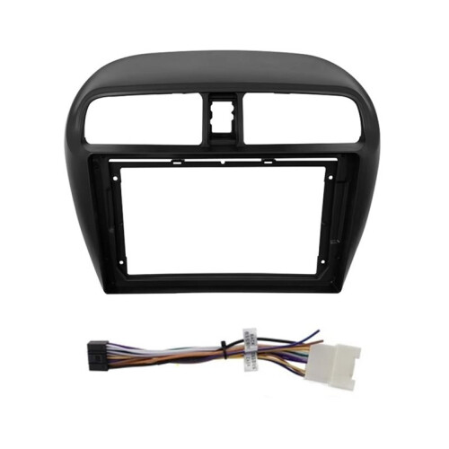 Car Audio Fascia Frame for  Attrage Mirage 2012-2018 9 Inch Dash Fitting Panel Frame Kit