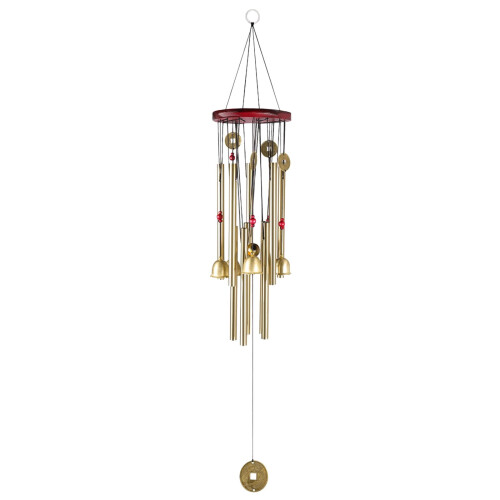 10-Röhren-Windspiel aus Aluminium für Garten oder Terrasse 1