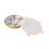 Divided Serving Tray with Lid Snack Fruit Vegetable Tray Stainless Steel 5 Compartments Platter Snackle Boxes Container 1