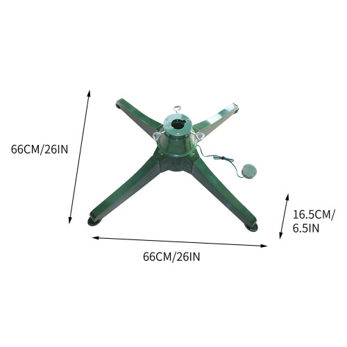 Base rotative pour sapin de Noël bidirectionnelle 12 V 2