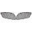 Car Front Grille Grill Lower Bumper Fog Light Cover Trim for   E-Class W207 E200 E300 2013 - 2016 1