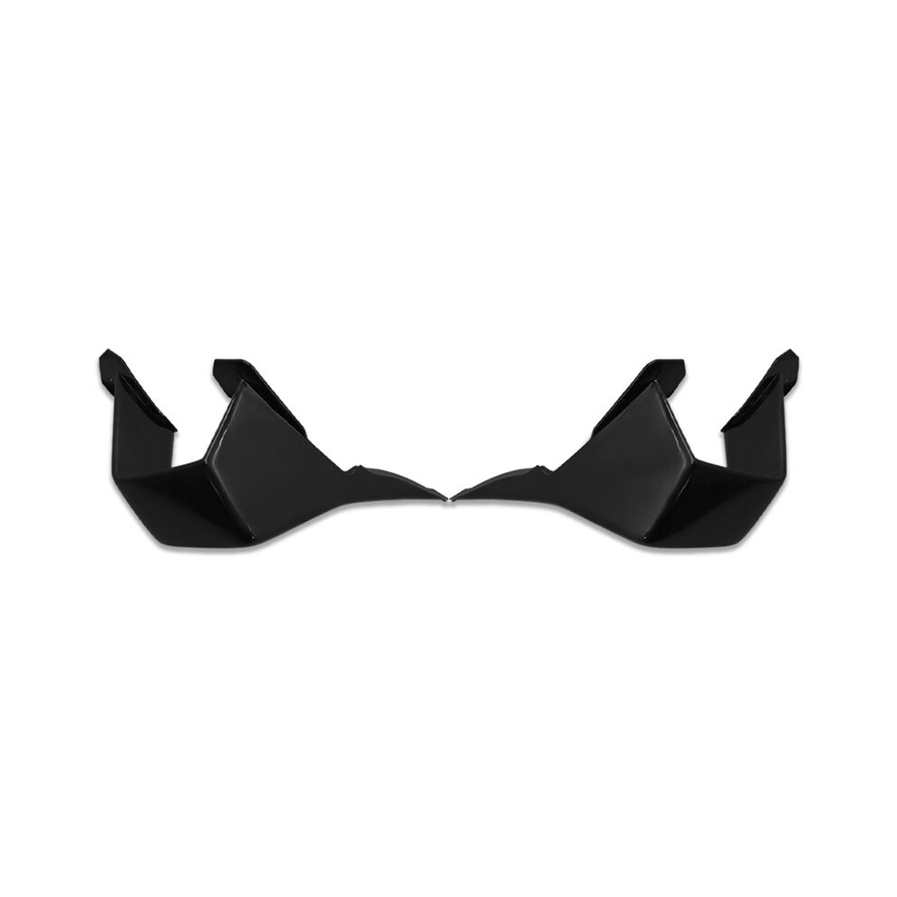 Motorcycle Front Spoiler Downforce Deflector Front Beak Spoiler Winglet Spoiler For Cbr 250Rr Cbr250rr Black 4713136630251
