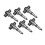 6PCS 2418455342 2455-342  Pump Elements Barrels & Plungers 1