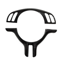 Carbon Fiber Car Steering Wheel Frame Trim For- 3 Series E46 1998-2006