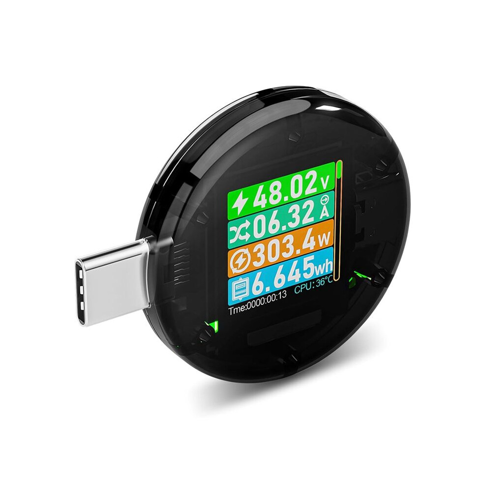 Usb C Power Meter Tester, Usb Multimeter Voltage Current Amp Volt Detector Digital Tester For Chargers Power Bank Cable 4712531302367