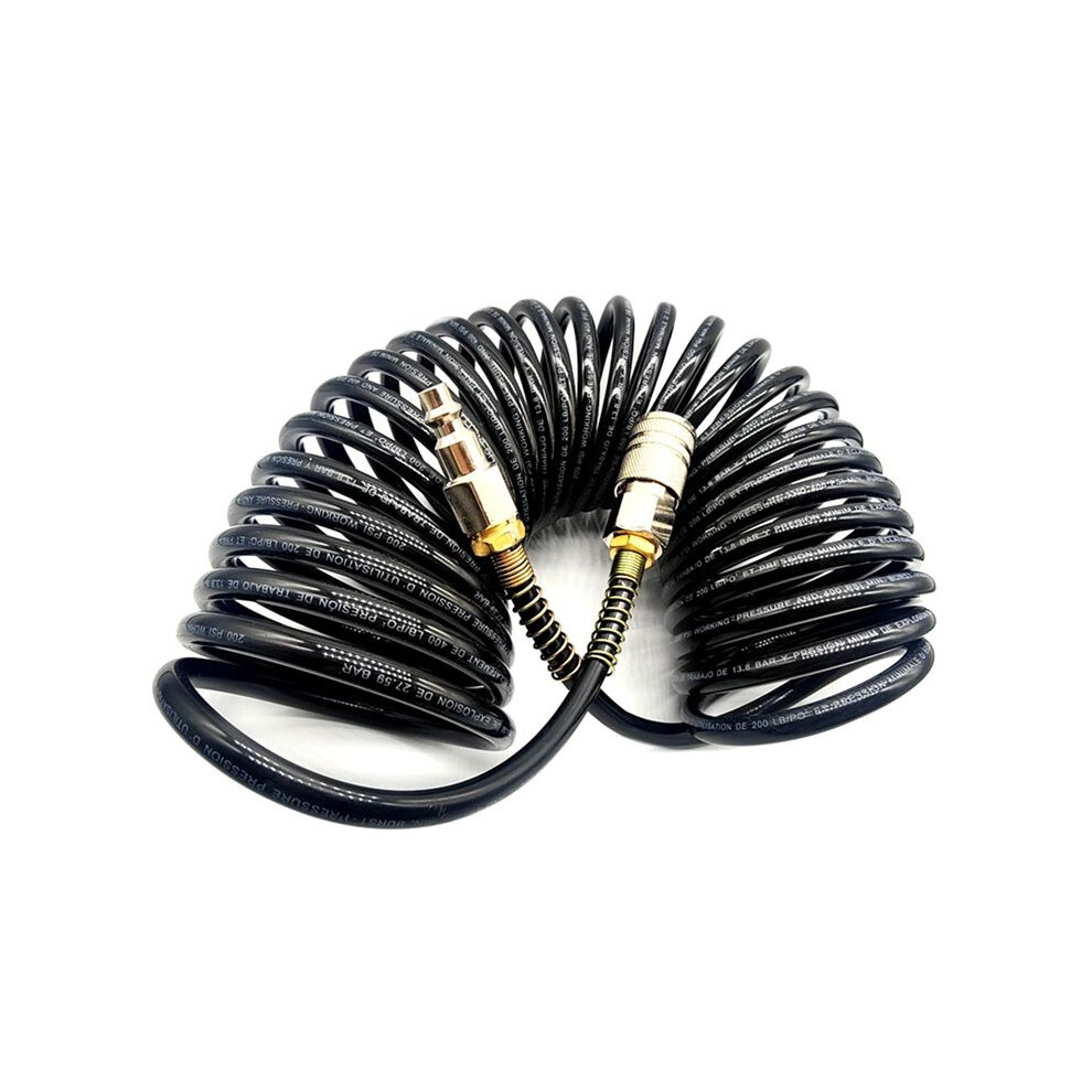 1/4Npt Pneumatic Adapter Quick Coupler Inflating Coil Air Hose Compressor Air Pressure Hose Quick Connector 5Mmx8mmx7.5m 4711775105420