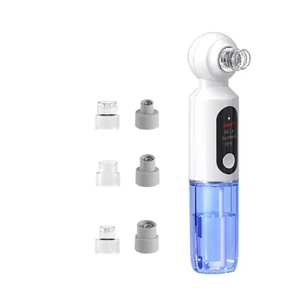 Blackhead Remover Pore Vacuum with Hot Compress Electric Facial Hydrating Cleaner Pimple Extractor Face Beauty Device