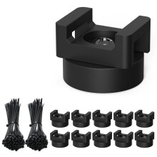 110pcs/Set Magnetic Cable Tie Mount Kit for Efficient Wire Management in Home and Studio