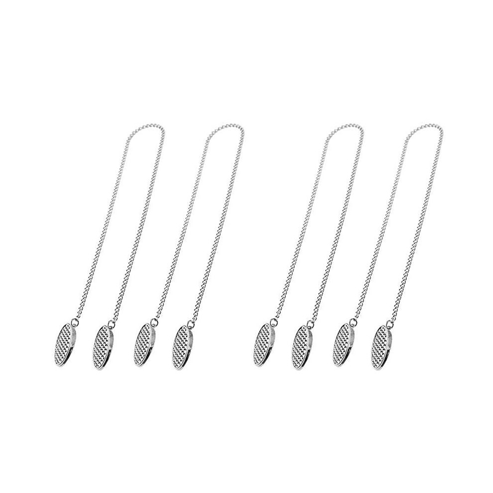 4 Pcs Napkin Chain Napkin Holder Napkin Clips Chain Flexible Lanyard Neck Strap for Seniors Older Adults Children