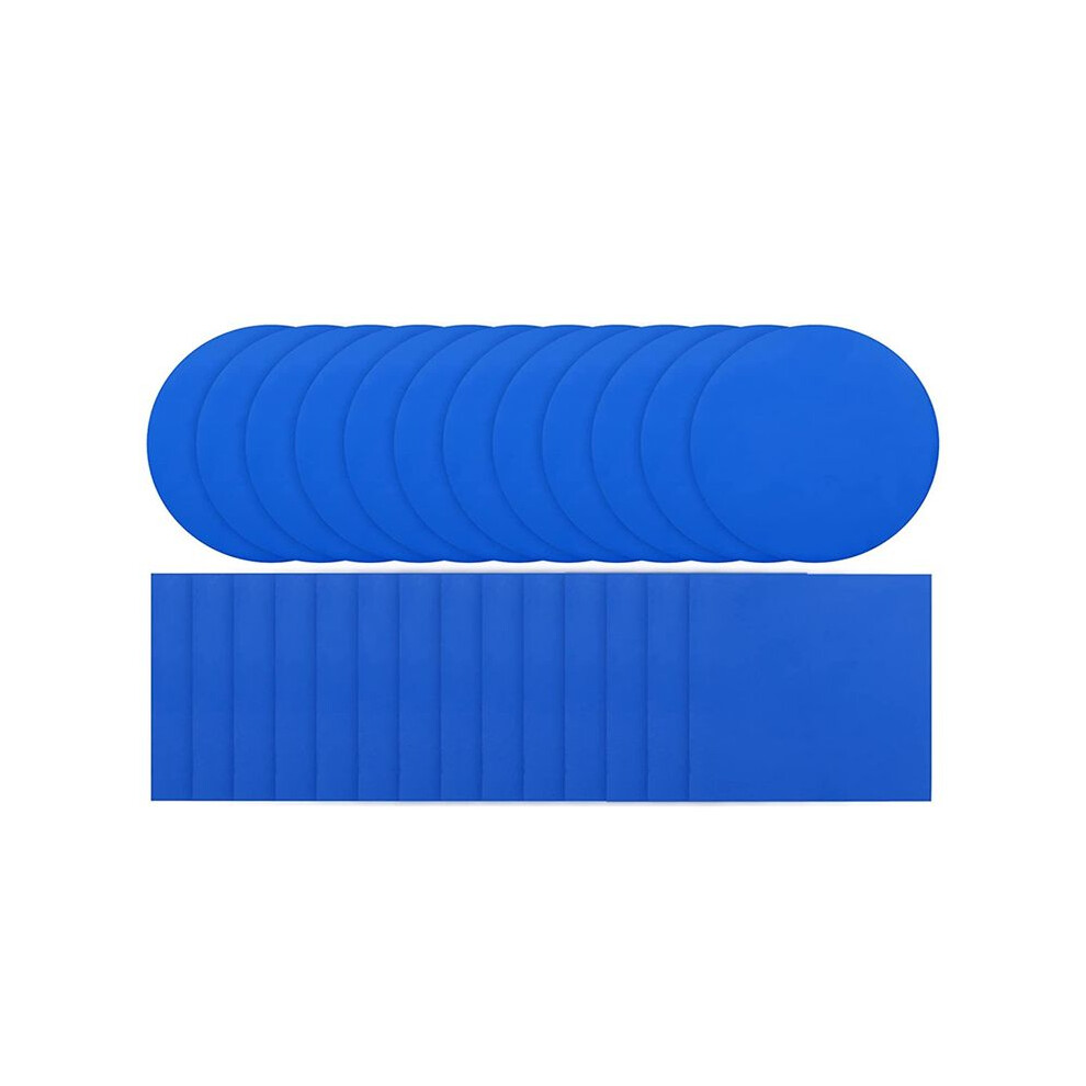 50 Self Adhesive Pvc Pool Patch Repair Kit Square Round Air Mattress Patch For Pools Boat Inflatable Products 6033968164006