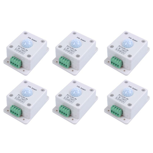 6X LED Lighting Motion Activated Sensor  12 Volt  Passive Light Control