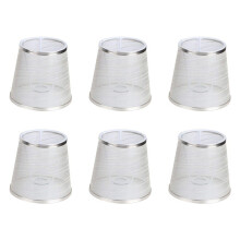 6X Bedside Transparent Lampshade Chandelier Fabric Lamp Wall Lamp Desk Lamp Replacement Shell Cover