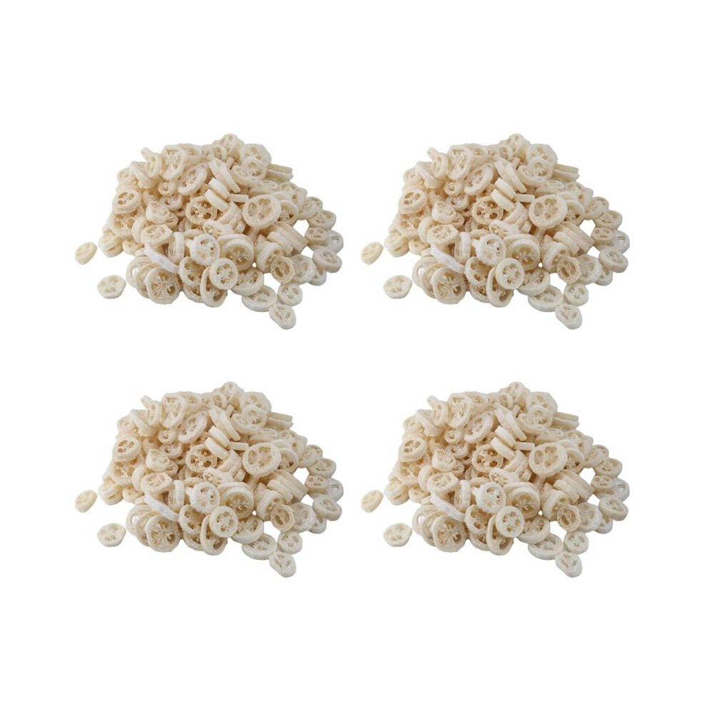800 Pieces of 4-6 cm Diameter Loofah Slices DIY Custom Soap Tools, Cleaning Supplies, Sponge Washer