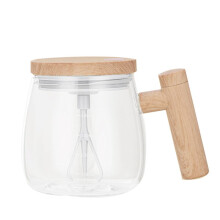 Self Stirring Mug, Electric High Speed Mixing Cup, Self Stirring Coffee Mug, Glass Automatic Stirring Cup for Coffee