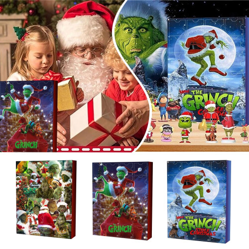 Calendário do Advento de Natal do Grinch com 24 figuras 1