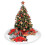 Weihnachtsbaumrock mit Fransen und Spitze, 91 cm 4
