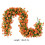 1.8Meter Artificial Leaves Plant with Simulated Flower-White 4