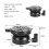 2X DY-60N Tripod  Leveling Base Adjusting Plate with Bubble Level for DSLR Camera 8