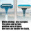 Window Cleaning Brush And Squeegee Cleaning Tool with-Blue 2