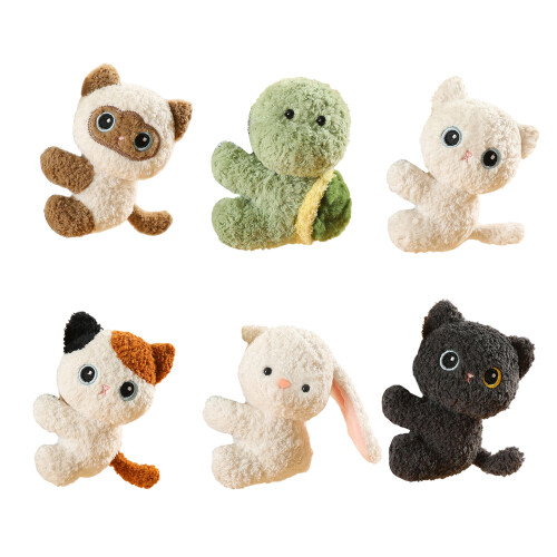 Practical And Cute Desk Accessories Decorative Clip-white cat 1