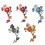 Applique de broderie de fleurs en Polyester, couture sur-Violet 2