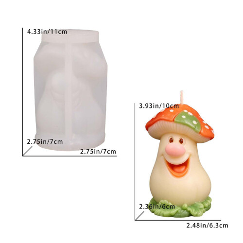 Multipurpose Silicone Mushroom Mould For Cake Decorating And 2