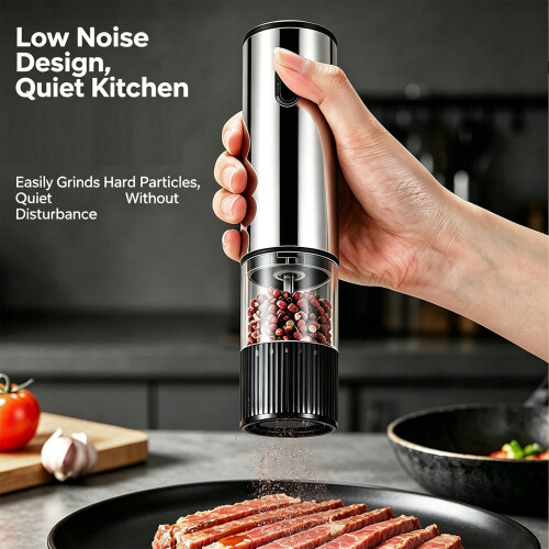 Handheld Kitchen Grinder For Salt Peppers With Comfortable Grip 1