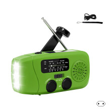 Solar Power Emergency Radio Hand-Green European regulations