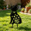Iron Decorative Garden Stake Unique Iron Dog Sculpture Art-E 7