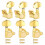 6Pcs Guitar String Tuning Pegs Zinc Alloy Machine-90 Degrees 1