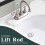 Bath Sink Popup Drain System Lift Rod Mechanism Drain Overflows 2