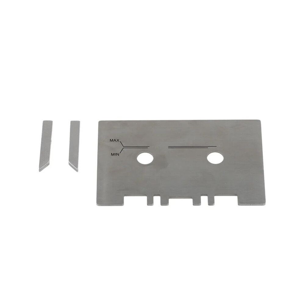 Cassette Cauge Set Mechanical Alignment High Accuracy Guide Gauge Kit With 2Pcs Check Bar Aluminum Alloy Easy To Install 4713708075862