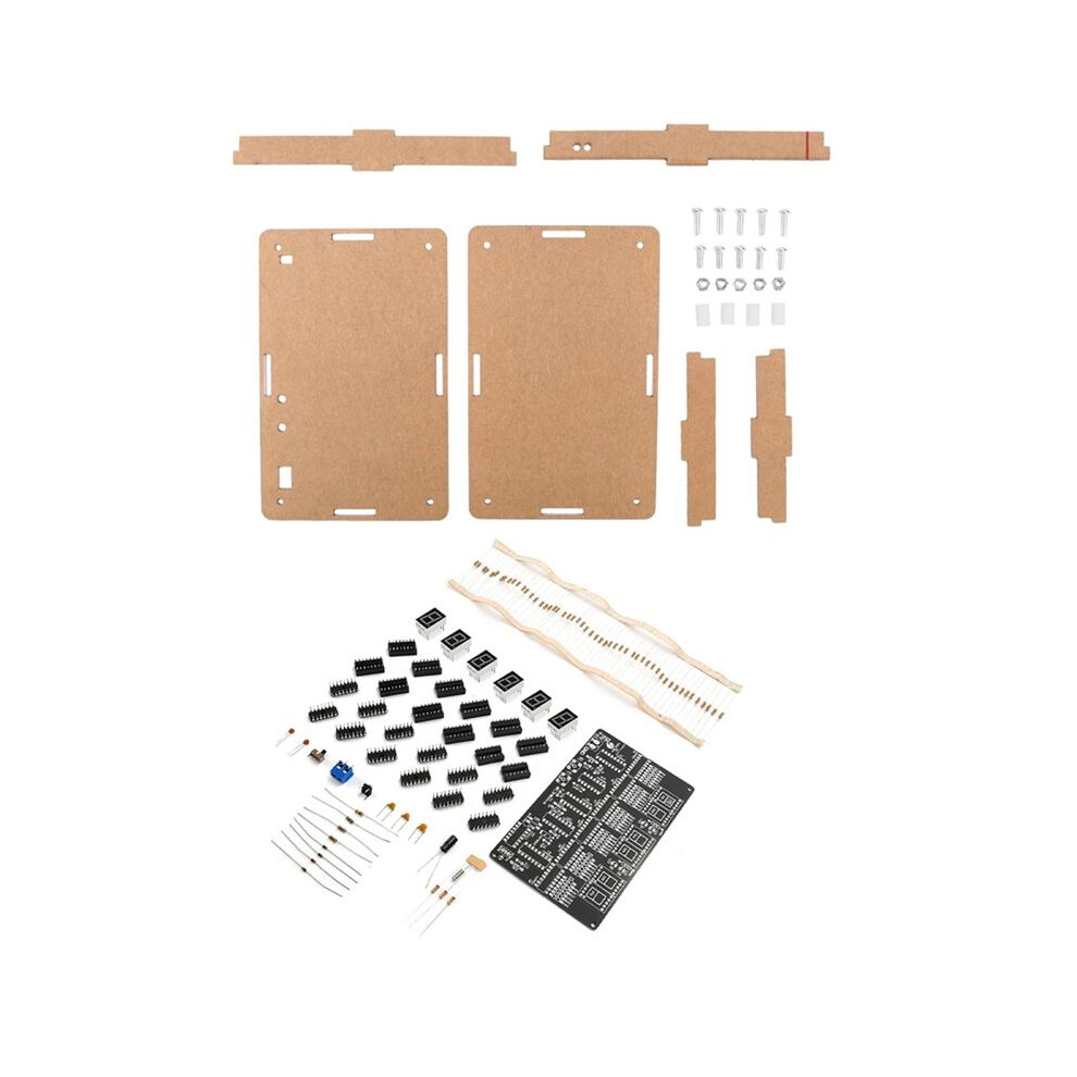 4.5V-5.5V 6-Bit Digital Circuit Clock Kit, Electronic Clock Teaching And Practical Training, Welding And Diy Parts 6034124976310