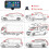 Reprodutor MP5 com Tela de 6,25 Polegadas Portátil  Rádio para Carro Sem Fio Carplay Android Car Multimídia Universal - Sem Câmera 1