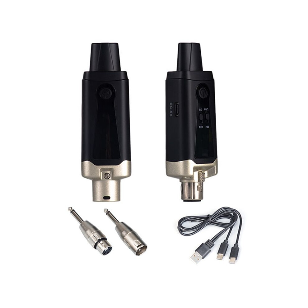 Wireless Microphone System Uhf Wireless Xlr Transmitter And Receiver For Dynamic Microphone, Audio Mixer, Pa System 4713063231385