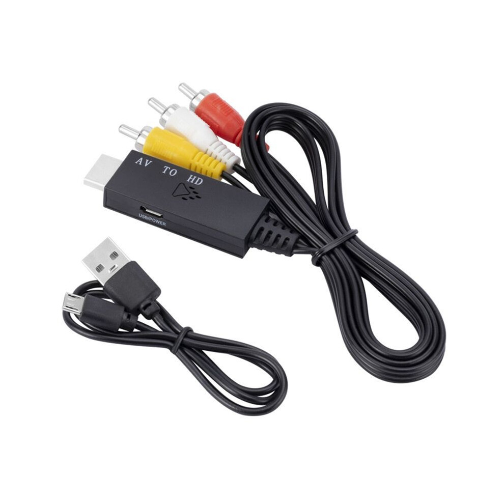 Rca To -Compatible Converter, Av To -Compatible Cable, Adapter Supporting Pal Ntsc For Pc,Laptop,Tv 6031203021909