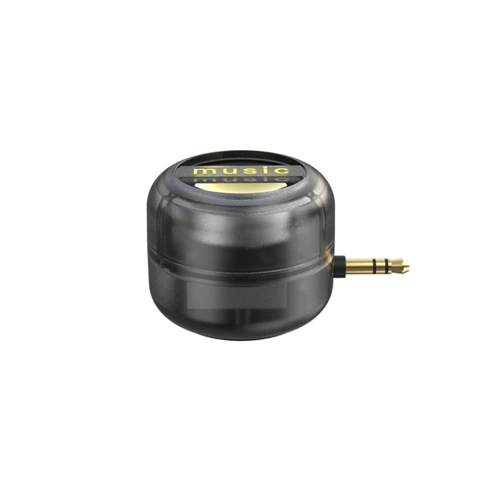 Portable Speaker Universal 3.5Mm Sound Box Mobile Phone Speaker Amplifier External Wired Speakers Transparent Black 4712552157854