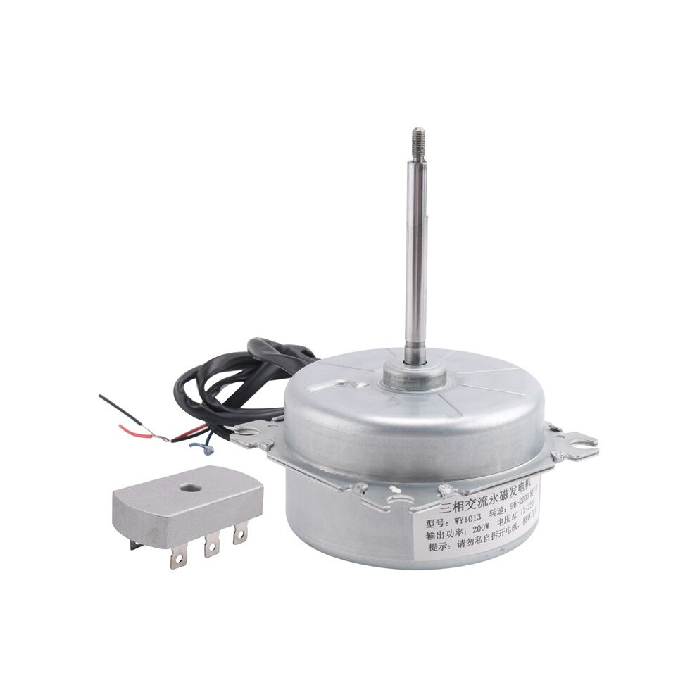 Low-Speed Three-Phase Permanent Magnet Brushless Ac Brushless Wind Generator + Ballast Hand Hydraulic Power 12V-220V 4711371873921