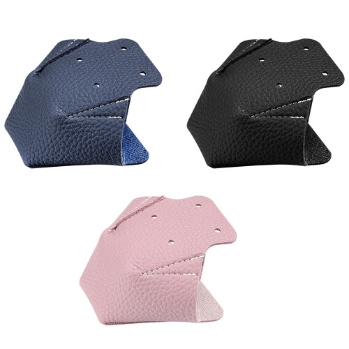 Antislip rolschaatsteenbeschermers Kunstleer Constructie-Roze 1