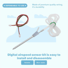 Digital Airspeed Sensor Kit Differential PITOT Pitot Tube Air Speed Meter for PX4 Pixhawk Autopilot(A)