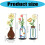 Metal Flower Vase Table Decorations Rustics-yellow flower 4