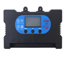 Controlador de Carga Do Painel Solar 40A 12V-24V Regulador Inteligente Do Painel Solar com Portas USB Tipo C Duplas PWM